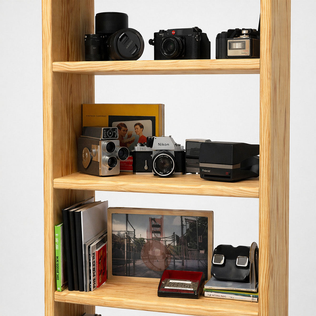 Mid-Century Modern Bookshelf