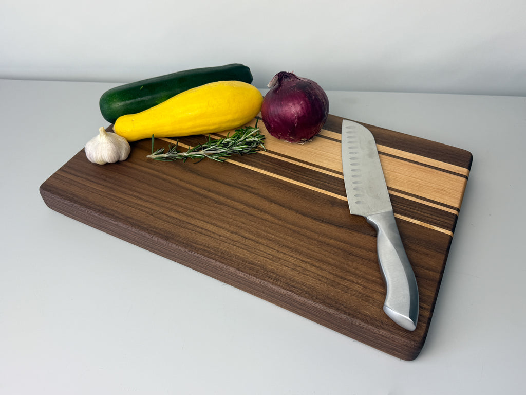 Handmade Walnut & Hard Maple Cutting Board